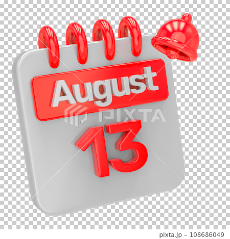 icon calendar 3d render Number 3D Render 108686049
