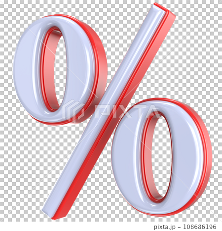 Font Number 3D Render Font Number 3D Render 108686196