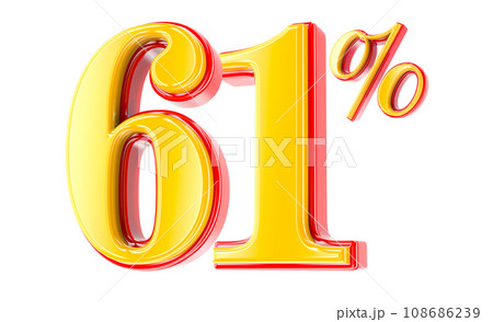 Font Number 3D Render Font Number 3D Render 108686239