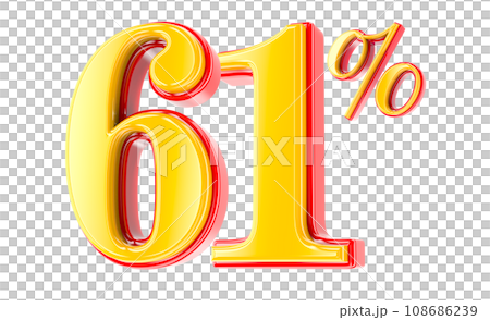 Font Number 3D Render Font Number 3D Render 108686239