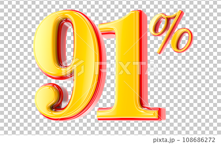 Font Number 3D Render Font Number 3D Render 108686272
