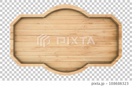 wooden sign isolated on white background wooden sign isolated on white background 108686323