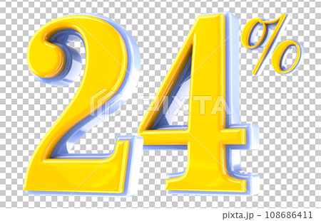 Font Number 3D Render Font Number 3D Render 108686411