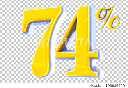 Font Number 3D Render Font Number 3D Render 108686460