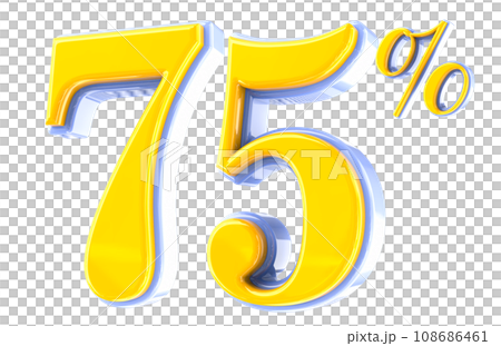 Font Number 3D Render Font Number 3D Render 108686461