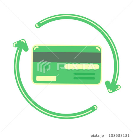 cash revolving credit cardのイラスト素材 [108688181] - PIXTA