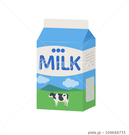 牛乳のイラスト 108688735