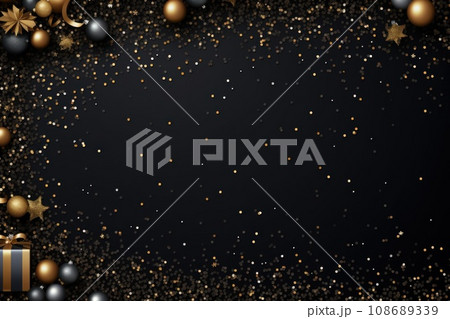 Christmas banner glowing glitter shiny background Christmas banner glowing glitter shiny background 108689339