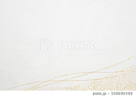 高級感のある和モダン和紙_和風背景素材 108690398