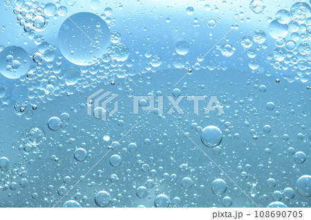Water bubble texture on blue background Water bubble texture on blue background 108690705
