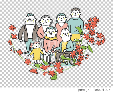 4代搭配插畫素材 4代搭配插畫素材 108691007