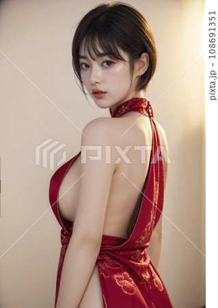 sexy chinese clothes Sexy Short Qipao Dress (close-fitting)