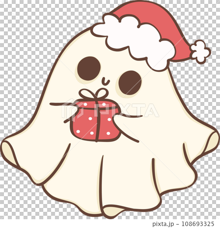 Christmas Ghost cartoon Hand drawing illustration Christmas Ghost cartoon Hand drawing illustration 108693325