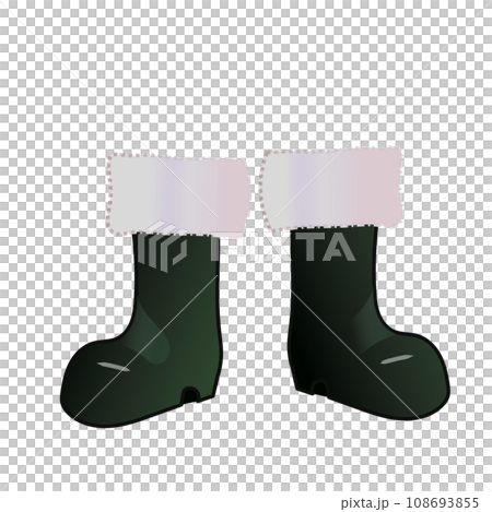 サンタクロースのブーツのイラスト サンタクロースのブーツのイラスト 108693855