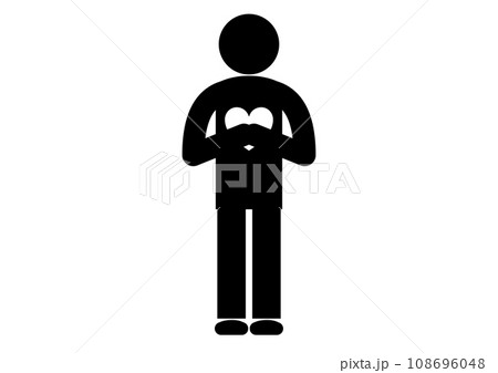 人権や命を尊重するピクトグラム 108696048