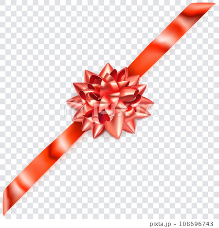 Big bow with diagonally ribbon Big bow with diagonally ribbon 108696743