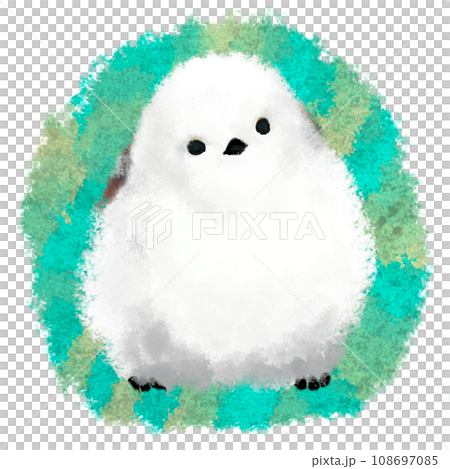 Hand-drawn illustration of cute striped long-tailed moth Hand-drawn illustration of cute striped long-tailed moth 108697085