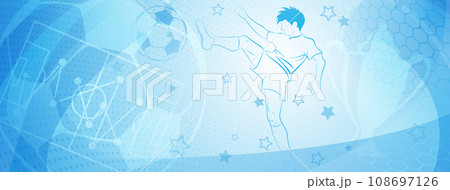 Abstract soccer background Abstract soccer background 108697126