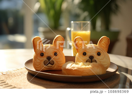 フレンチブルドッグのパン 108698369