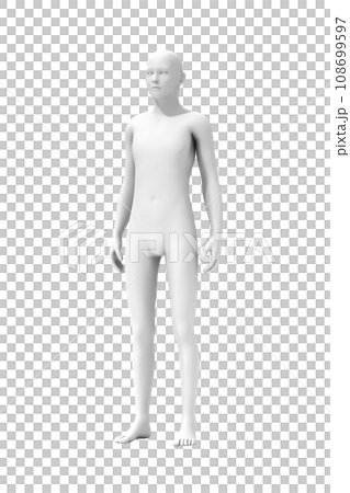 男性の体, 3D モデル 108699597