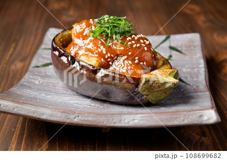 ナスの味噌田楽 108699682