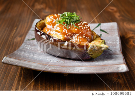 ナスの味噌田楽 108699683