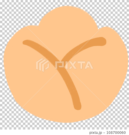 Yellow Flower Cartoon illustration Cute Flower Minimal Flower Cute Element Flower Sticker 108700060