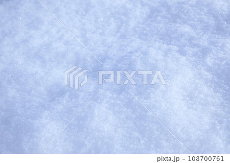 新雪の雪模様 108700761