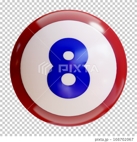 賓果球上寫的數字 8 賓果球上寫的數字 8 108702067