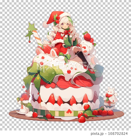 Christmas cake Christmas cake 108702824