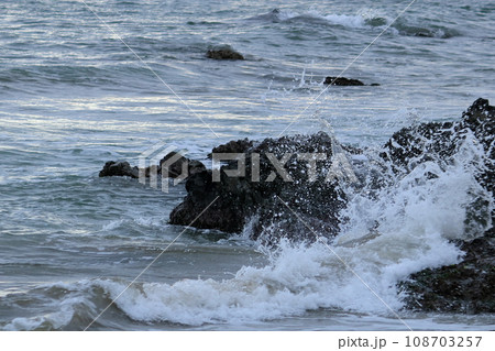 福井県大飯郡高浜町 11月早朝の海 福井県大飯郡高浜町 11月早朝の海 108703257