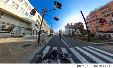 バイクで東京ツーリング　主観撮影 108704314