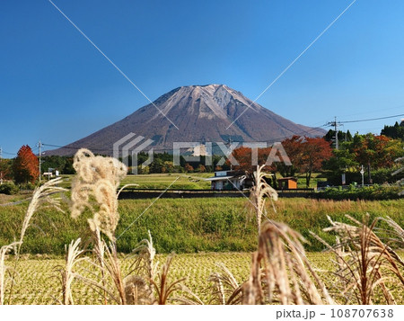 大山西方から見る秋の大山 108707638