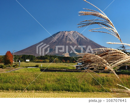 大山西方から見る秋の大山 108707641