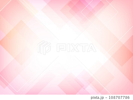 ピンク色の四角形の幾何学模様背景 ピンク色の四角形の幾何学模様背景 108707786