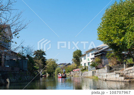 柳川市内の川下り 108707967
