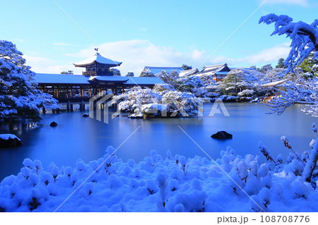 平安神宮(京都市左京区)栖鳳池の霧氷 平安神宮(京都市左京区)栖鳳池の霧氷 108708776