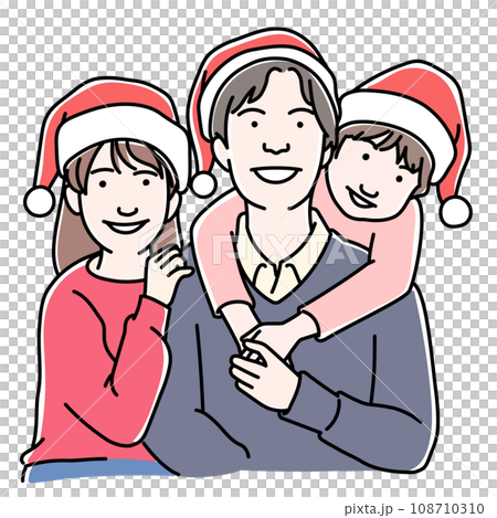 Christmas with parents and children Christmas with parents and children 108710310