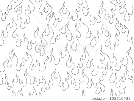 oriental fire pattern seamless wallpaper outline oriental fire pattern seamless wallpaper outline 108710482