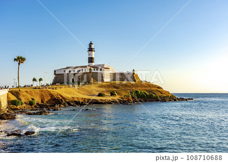 Sunset at the Farol da Barra 108710688