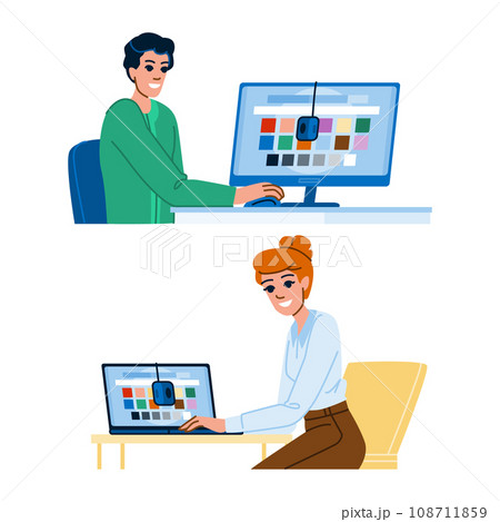 digital calibrate monitor vector digital calibrate monitor vector 108711859