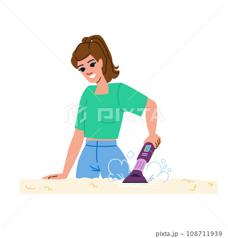 service steam cleaning vector 108711939