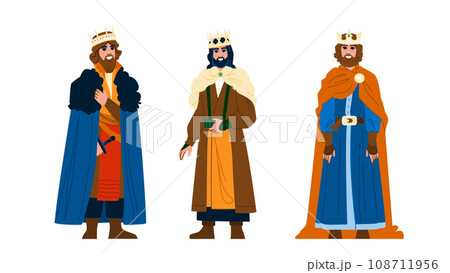 history medieval king vector 108711956