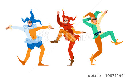 character jester medieval vector character jester medieval vector 108711964