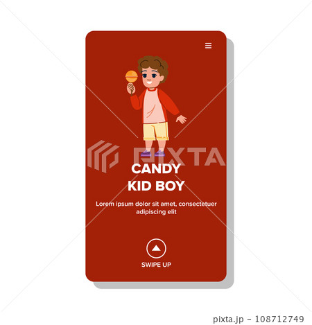 candy kid boy vector 108712749
