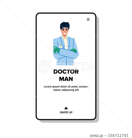 doctor man vector 108712781