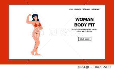woman body fit vector woman body fit vector 108712811