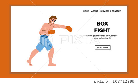 box fight vector box fight vector 108712899
