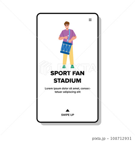 sport fan stadium vector 108712931