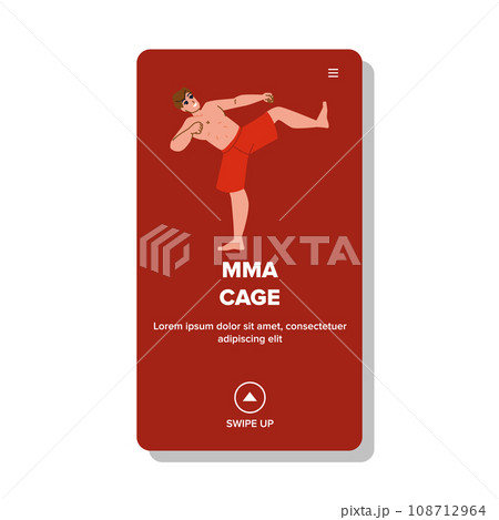 mma cage vector mma cage vector 108712964